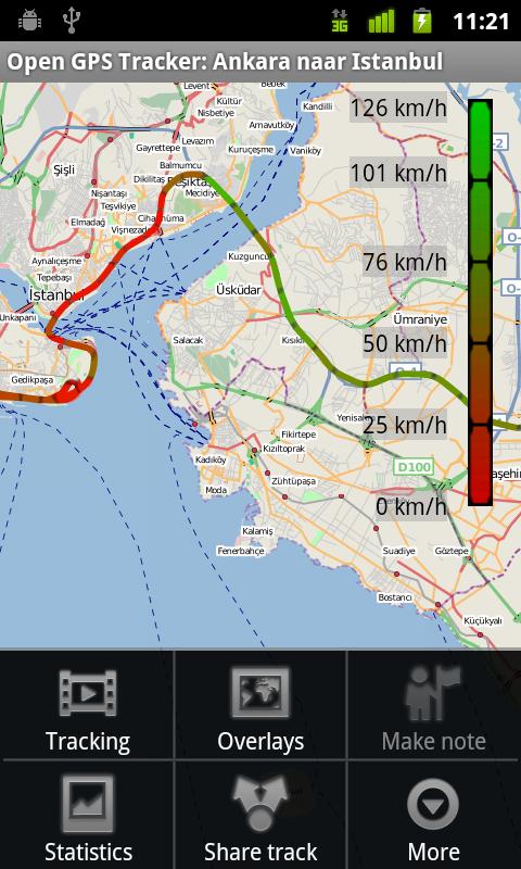 Карта с gps треками