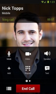 Fring for Android 4.5.2.2. Скриншот 6