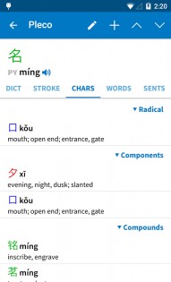 Pleco – китайский словарь 3.2.94. Скриншот 6
