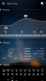 GO Weather EX 6.155. Скриншот 3