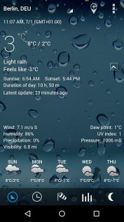 3D Sense clock & weather 6.49.4. Скриншот 2
