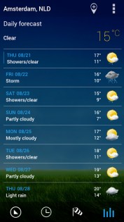 3D Sense clock & weather 8.35.17. Скриншот 5