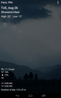 3D Sense clock & weather 8.35.17. Скриншот 20