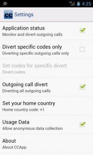 CCApp [Calling Card App] 1.3.1. Скриншот 3