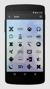 Zwart – Black Icon Pack 25.0.4. Скриншот 3