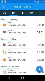 aTimeLogger 1.7.83. Скриншот 3