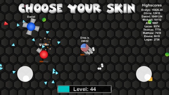 Diep.is 1.0.17. Скриншот 3
