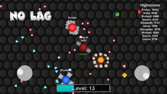 Diep.is 1.0.17. Скриншот 9