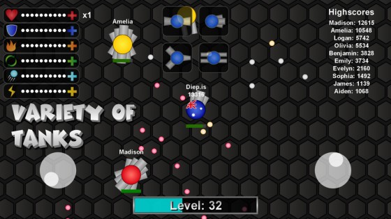 Diep.is 1.0.17. Скриншот 22
