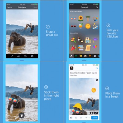 Twitter запускает стикеры-хэштеги