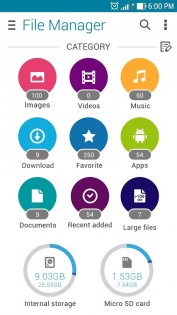 ASUS ZenUI FileManager 2.4.1.17. Скриншот 1