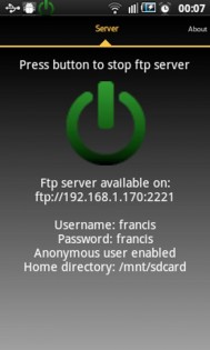 FTP Server 1.32. Скриншот 2