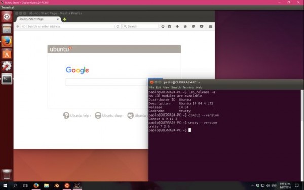 На Windows 10 удалось запустить Linux-оболочку Ubuntu Unity