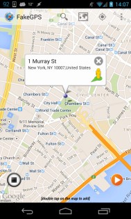 FakeGPS Free 5.9. Скриншот 1