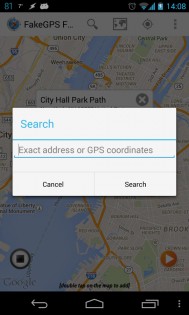 FakeGPS Free 5.9. Скриншот 3