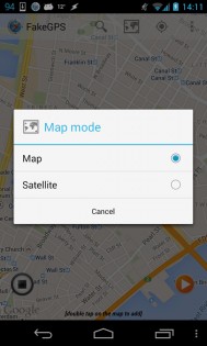 FakeGPS Free 5.9. Скриншот 4