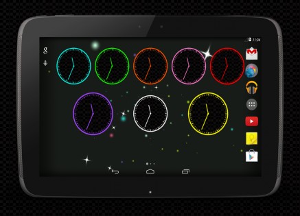 Neon Clock Widgets 1.3.0. Скриншот 3