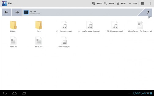 Zenfield File Manager 1.7.2. Скриншот 4