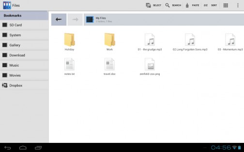Zenfield File Manager 1.7.2. Скриншот 6