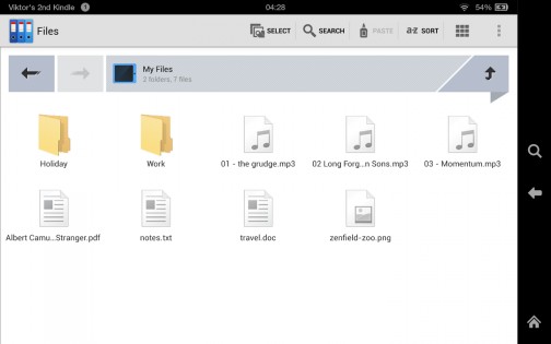 Zenfield File Manager 1.7.2. Скриншот 12