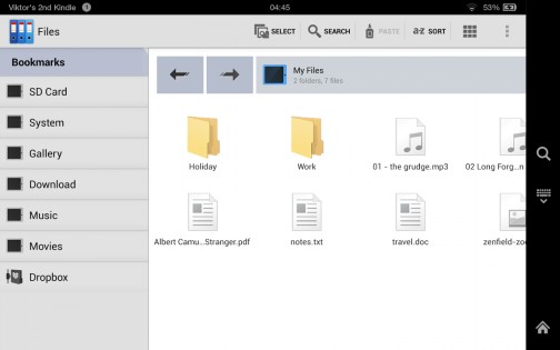Zenfield File Manager 1.7.2. Скриншот 14