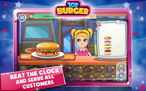 Top Burger Chef Version: 1.0. Скриншот 1