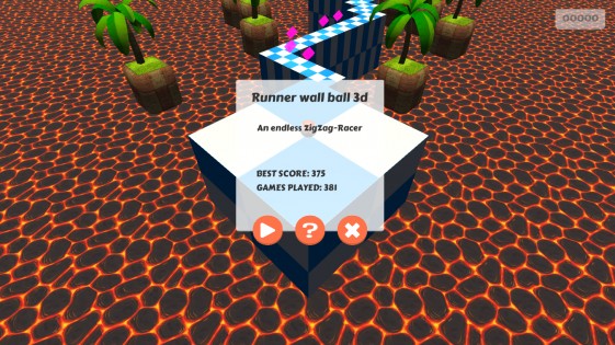 Runner wall ball 3d 2.04. Скриншот 1