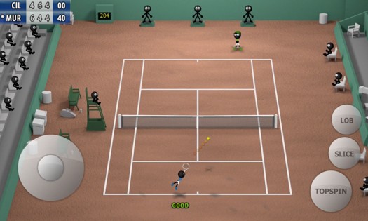 Stickman Tennis - Career 2.2. Скриншот 3