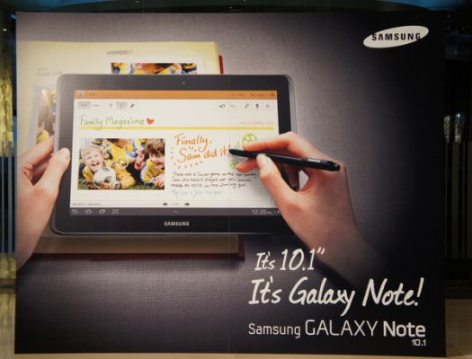 Начинаются продажи планшета Galaxy Note 10.1