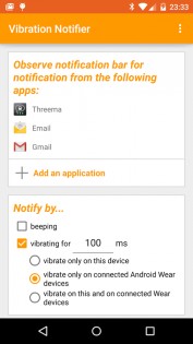 Vibration Notifier 2.4.2. Скриншот 1
