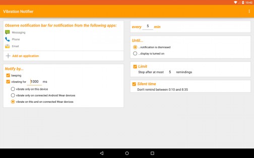 Vibration Notifier 2.4.2. Скриншот 3
