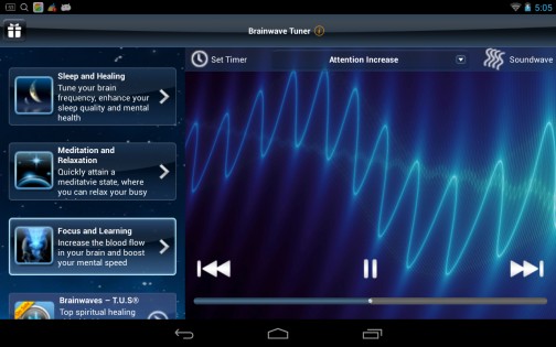 Brainwave Tuner 4.4.1. Скриншот 11