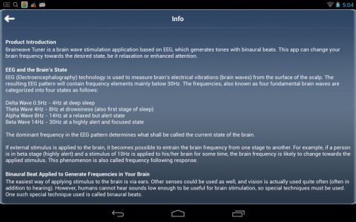 Brainwave Tuner 4.4.1. Скриншот 13