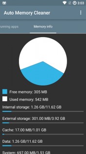 Auto Memory Cleaner 3.0.12. Скриншот 4