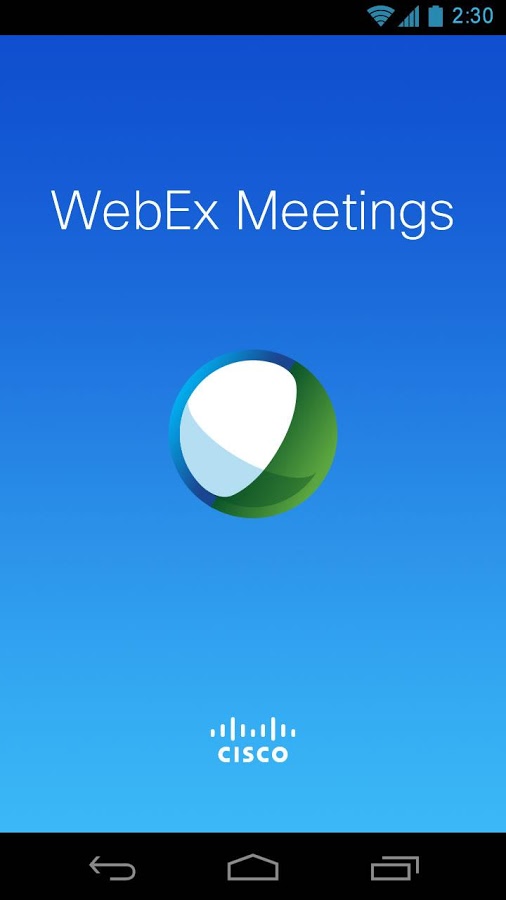 Скачать Cisco WebEx Meetings 10.3.0 для Android - 506 x 900 jpeg 35kB