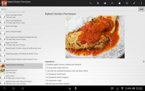 Food Planner 5.2.2.1. Скриншот 16