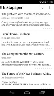 Instapaper 6.2.2. Скриншот 1