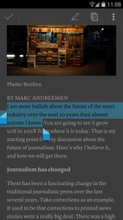 Instapaper 6.2.2. Скриншот 5