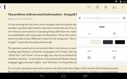 Instapaper 6.0.1. Скриншот 10