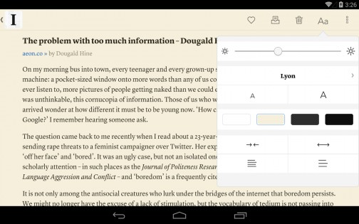 Instapaper 6.2.2. Скриншот 10