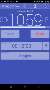Ultrachron Stopwatch Lite 2.10. Скриншот 6