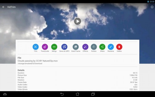 VidTrim 2.6.1. Скриншот 9