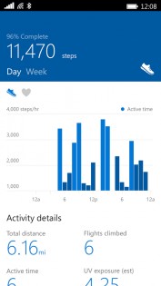 Microsoft Band 1.3.31002.2. Скриншот 6