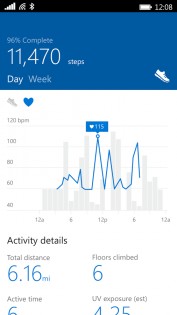 Microsoft Band 1.3.31002.2. Скриншот 7