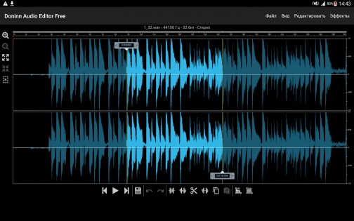 Doninn Audio Editor Free 1.17-free. Скриншот 9