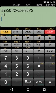 Panecal Scientific Calculator 7.5.4. Скриншот 3
