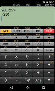 Panecal Scientific Calculator 7.5.4. Скриншот 4