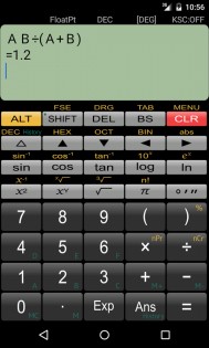 Panecal Scientific Calculator 7.5.4. Скриншот 6