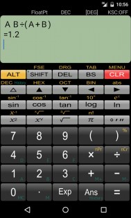 Panecal Scientific Calculator 7.5.5. Скриншот 6