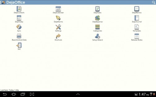 DejaOffice 4.4.61. Скриншот 7